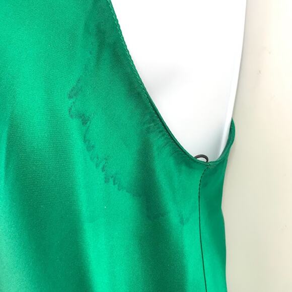 Amanda Uprichard Wanda Top S Sleeveless Twist Knot Halter Silk Keyhole Bouse - Picture 7 of 12